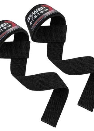 Лямки для тяги power system ps-3400 power straps black/red