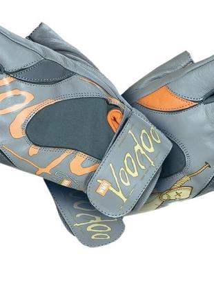 Рукавички для фітнесу madmax mfg-921 voodoo light grey/orange m