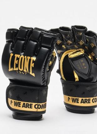 Перчатки mma leone dna black s