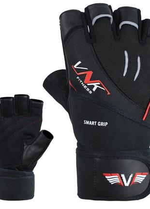 Перчатки для фитнеса vnk power black s sale1 фото