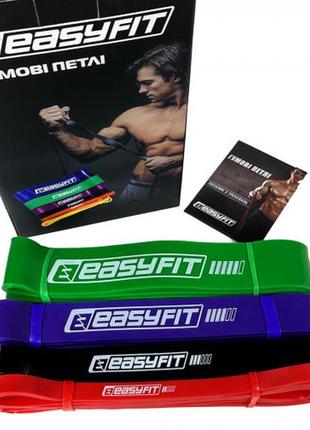 Резиновые петли easyfit: набор 2-65 кг (4 шт)2 фото