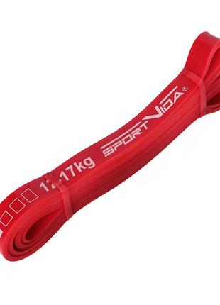 Еспандер-петля (резина для фітнесу і спорту) sportvida power band 20 мм 12-17 кг sv-hk0190