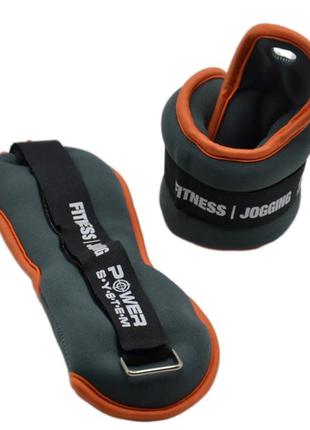 Обважнювачі-манжети для ніг та рук power system ps-4070 wrist weights (2шт.*1.5 kg) (пара)3 фото