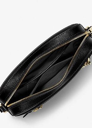 Кожаное кроссбоди сумочка jet set large saffiano leather майкл корс оригинал2 фото