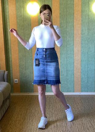 Юбка джинсовая