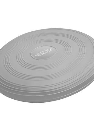 Балансувальна подушка-диск 4fizjo med+ 33 см (сенсомоторна) масажна 4fj0315 grey9 фото