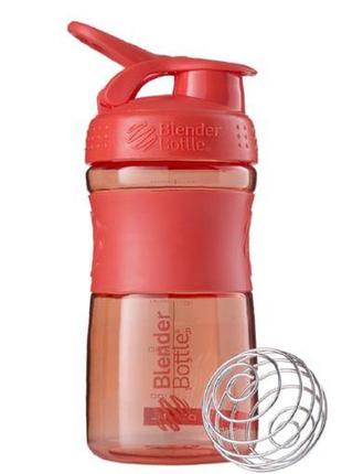 Шейкер спортивний (пляшка) blenderbottle sportmixer flip 20oz/590ml coral1 фото