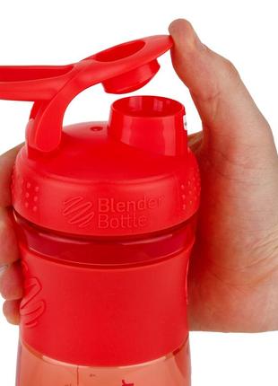 Шейкер спортивний (пляшка) blenderbottle sportmixer flip 20oz/590ml coral4 фото