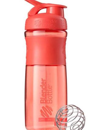 Шейкер спортивний (пляшка) blenderbottle sportmixer flip 28oz/820ml coral1 фото