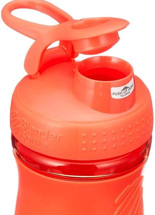 Шейкер спортивний (пляшка) blenderbottle sportmixer flip 28oz/820ml coral4 фото