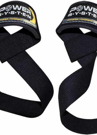 Лямки для тяги power system ps-3400 power straps black/yellow3 фото