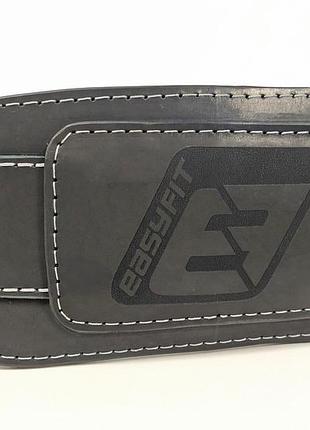 Пояс атлетический easyfit training belt (черный) xl