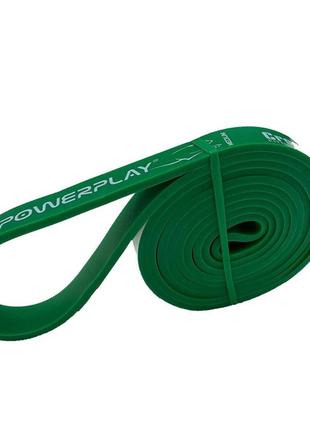 Еспандер-петля (гумка для фітнесу і кроссфіту) powerplay 4115 power band зелена (16-32kg)3 фото