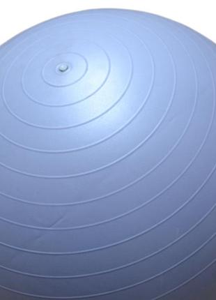 М'яч для фітнесу (фітбол) напівмасажний powerplay 4003 ø75 cm gymball sky blue + помпа5 фото