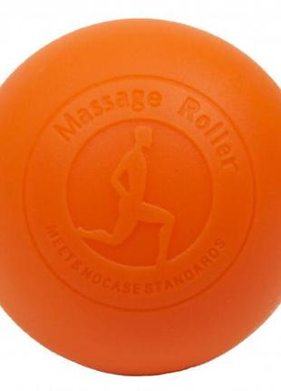 Массажный мячик easyfit каучук 6.5 см оранжевый