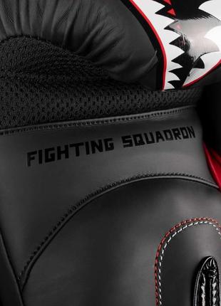 Боксерські рукавиці phantom fight squad schwarz black 10 унцій (капа в подарунок)7 фото