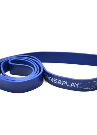 Еспандер-петля (гумка для фітнесу і кроссфіту) powerplay 4115 power band синя (20-45kg)2 фото