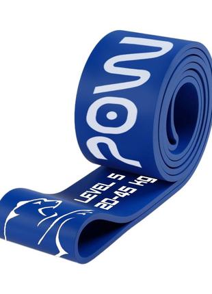 Еспандер-петля (гумка для фітнесу і кроссфіту) powerplay 4115 power band синя (20-45kg)1 фото