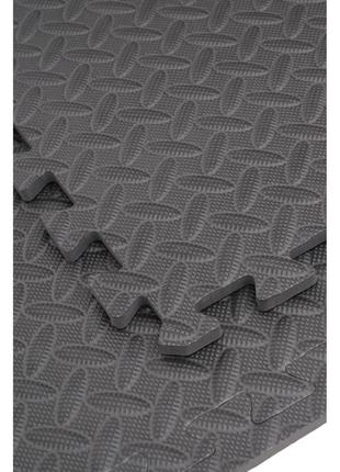 Мат-пазл (ластівчин хвіст) cornix mat puzzle eva 120 x 120 x 1 cм xr-0072 black2 фото