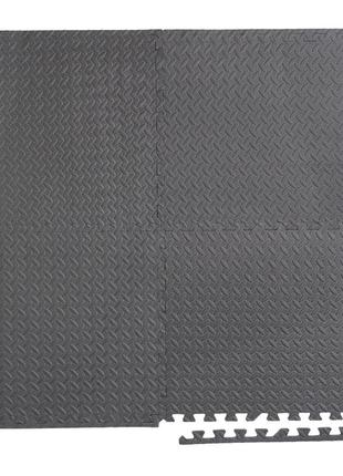 Мат-пазл (ластівчин хвіст) cornix mat puzzle eva 120 x 120 x 1 cм xr-0072 black3 фото