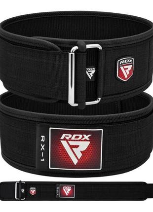 Пояс для важкої атлетики rdx rx-1 black l