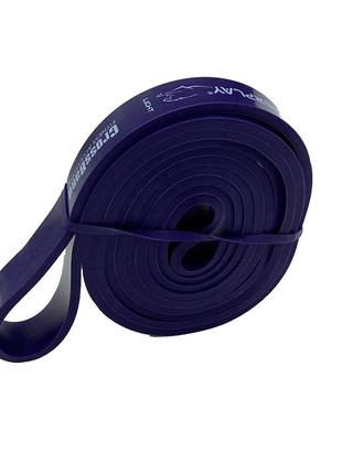 Еспандер-петля (гумка для фітнесу і кроссфіту) powerplay 4115 power band фіолетова (14-23kg)2 фото