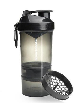 Шейкер спортивний smartshake original2go 600ml black2 фото