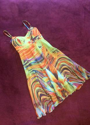 Сукня Сарафан на бретельках легенький повітряний