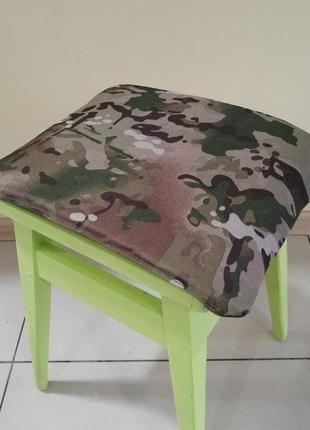 Килимок-сідушка на стілець в камуфляжі мультікам9 фото