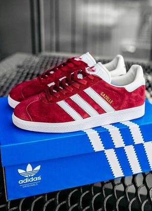 Кросівки adidas gazelle red кроссовки кеди кеды