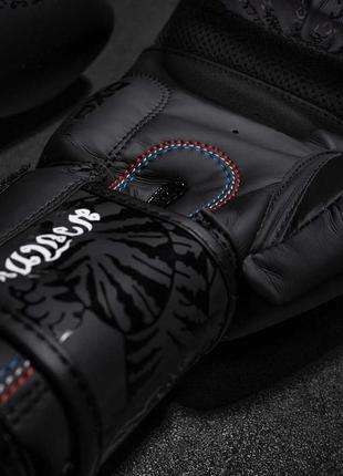 Боксерські рукавиці phantom muay thai black 12 унцій6 фото