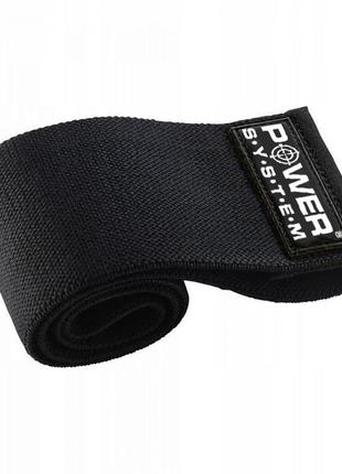 Тканева гумка для фітнесу та спорту power system ps-4093 booty band lvl 3 black/grey (d_94 см. навантаження 6-12кг.)3 фото