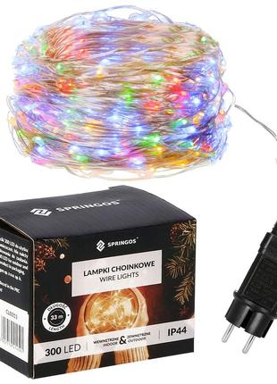 Гірлянда springos 30 м 300 led cl0311 mix1 фото