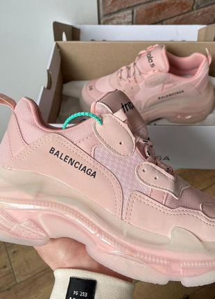 Жіночі кросівки balenciaga triple s clear7 фото