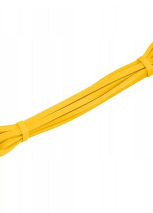 Еспандер-петля (гумка для фітнесу і кроссфіту) powerplay 4115 power band light жовта (5-14kg)6 фото