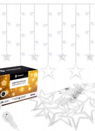 Гірлянда бахрома вулична (зовнішня) springos 2 м 138 led cl4011 cold white