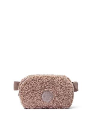 Сумка из флиса victoria's secret cozy fleece belt bag коричневая2 фото