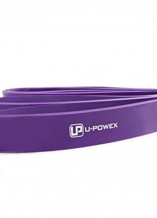 Резинові петлі для тренувань u-powex up_1072 power band набір 2шт. purple/green (39-57kg)4 фото