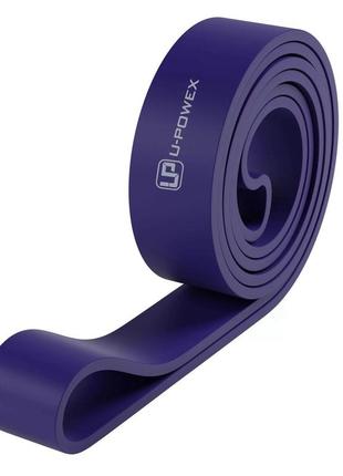 Резинові петлі для тренувань u-powex up_1072 power band набір 2шт. purple/green (39-57kg)8 фото