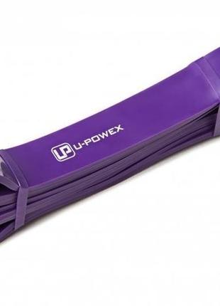 Резинові петлі для тренувань u-powex up_1072 power band набір 2шт. purple/green (39-57kg)7 фото