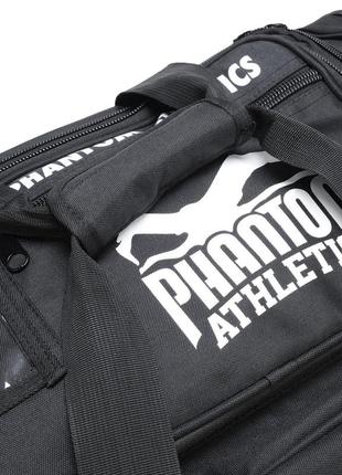 Спортивна сумка phantom gym bag team tactic black (80 л.) (пляшка в подарунок)3 фото