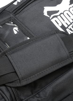Спортивна сумка phantom gym bag team tactic black (80 л.) (пляшка в подарунок)4 фото