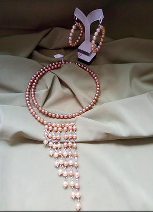 Кольє перли імітація чокер сережки сукня джинси блузка сарафан штани топ костюм сумка