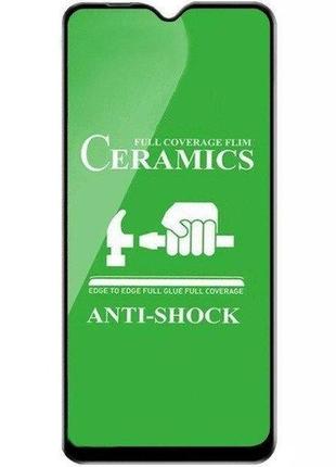 Захисне скло-плівка fiji ceramics для samsung galaxy a14 (a145 / a146) чорний full glue 0,26 мм