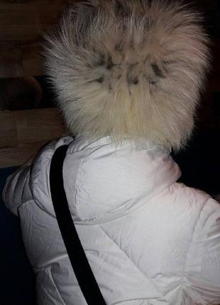 Шапка-перука зимова з натурального хутра2 фото