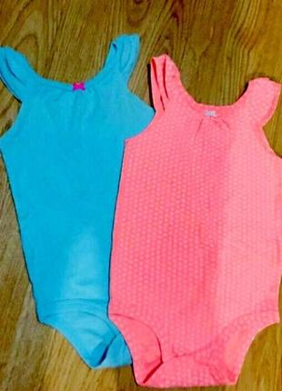 Боді carters 24-36 міс, набір яскравих бодиков для дівчинки.