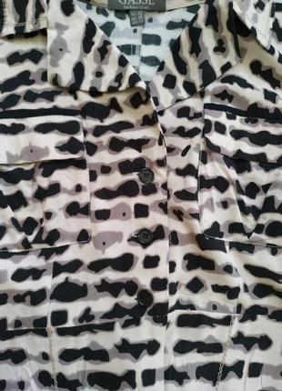 Леопардовая блуза, рубашка под поясок6 фото