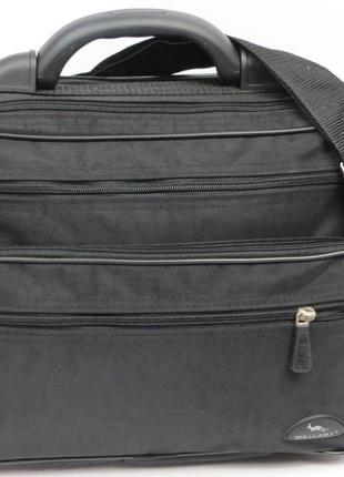 Тканевый портфель wallaby мужской черный