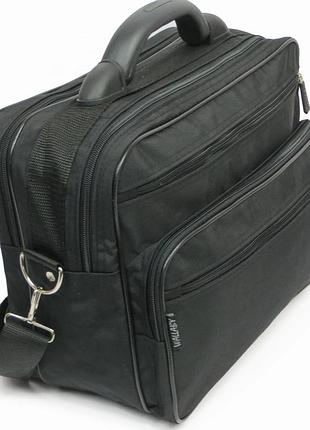 Тканевый портфель wallaby мужской черный