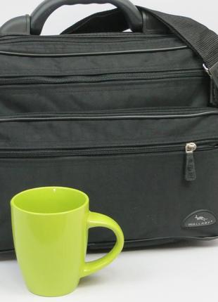 Тканевый портфель wallaby мужской черный